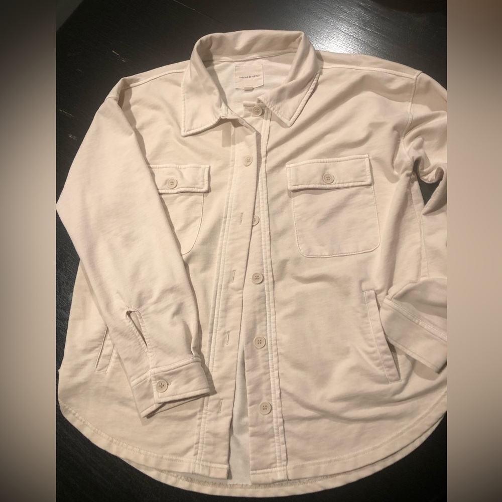 Thread & Supply shacket with pockets